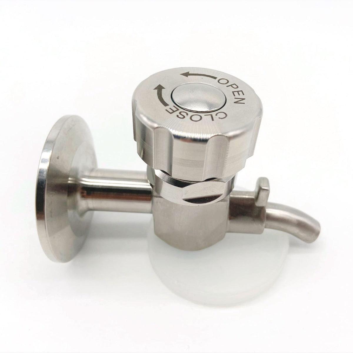 1.5 Inch Tri-Clover Sample Valve with Pigtail Coil - KegLand