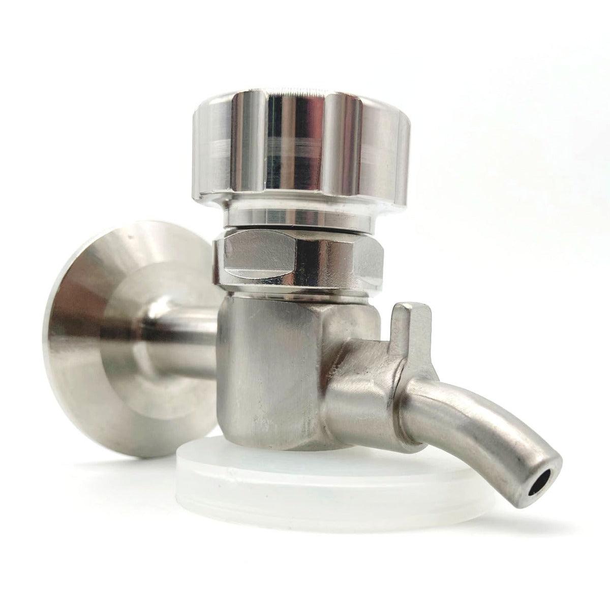 1.5 Inch Tri-Clover Sample Valve with Pigtail Coil - KegLand