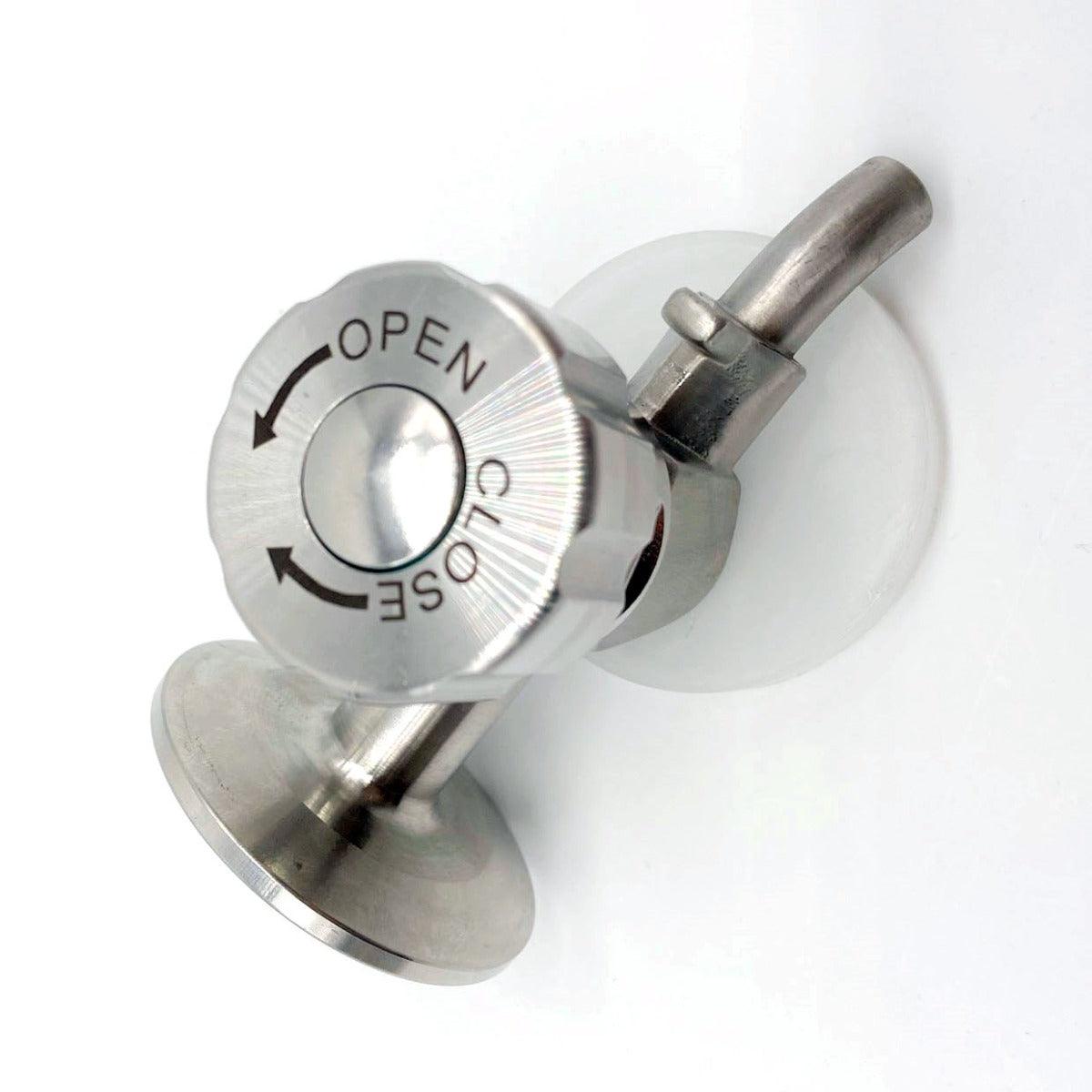 1.5 Inch Tri-Clover Sample Valve with Pigtail Coil - KegLand