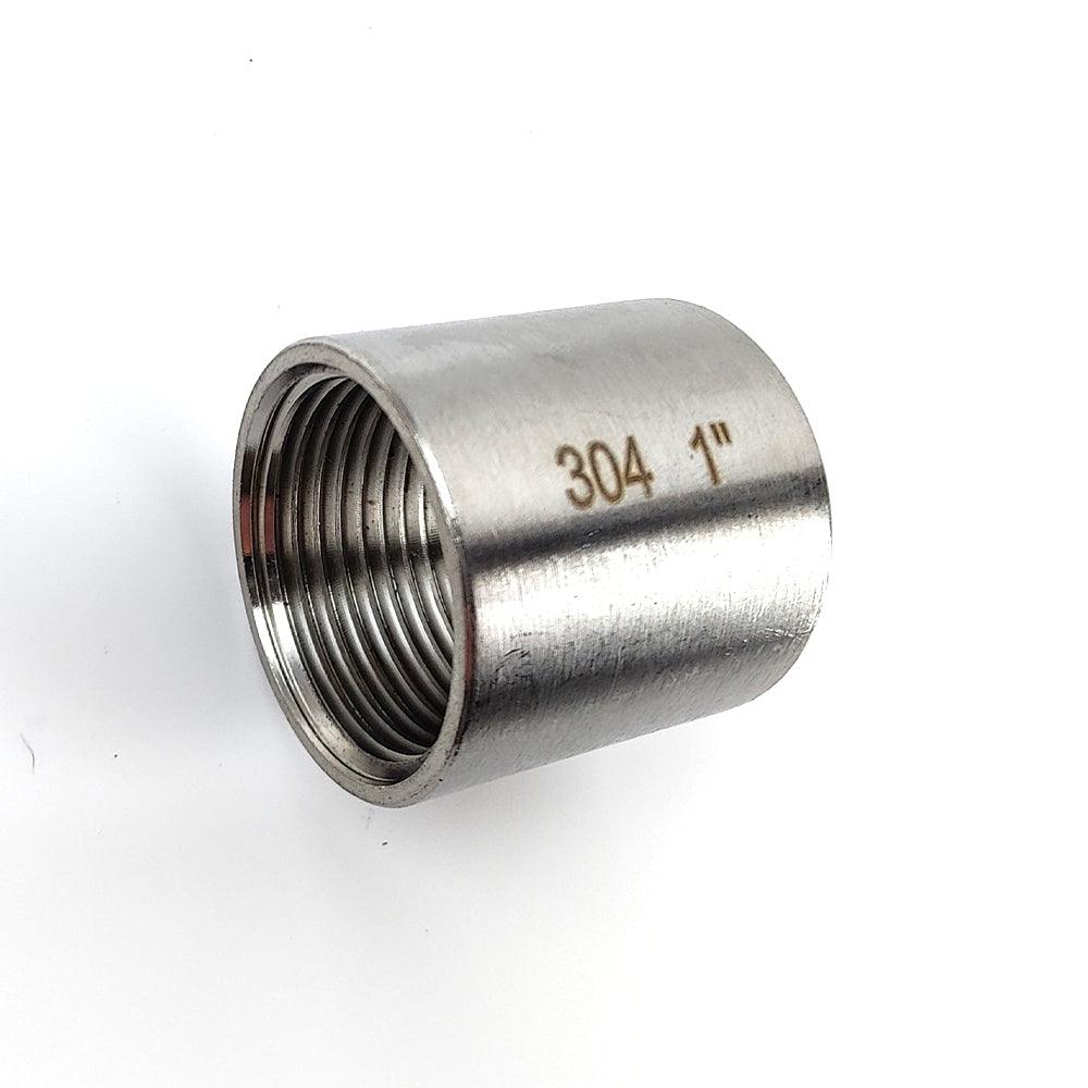 1 Inch BSP Stainless Internal Threaded Pipe Socket - KegLand