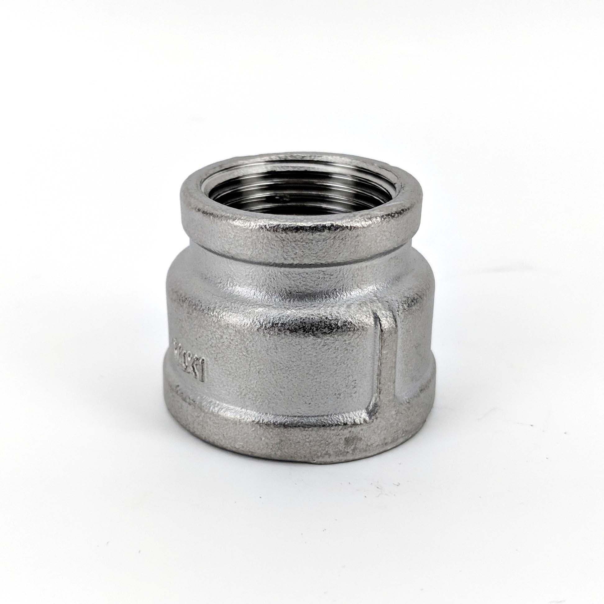 1' to 3/4 304 Stainless Reducing Socket (BSP) - KegLand