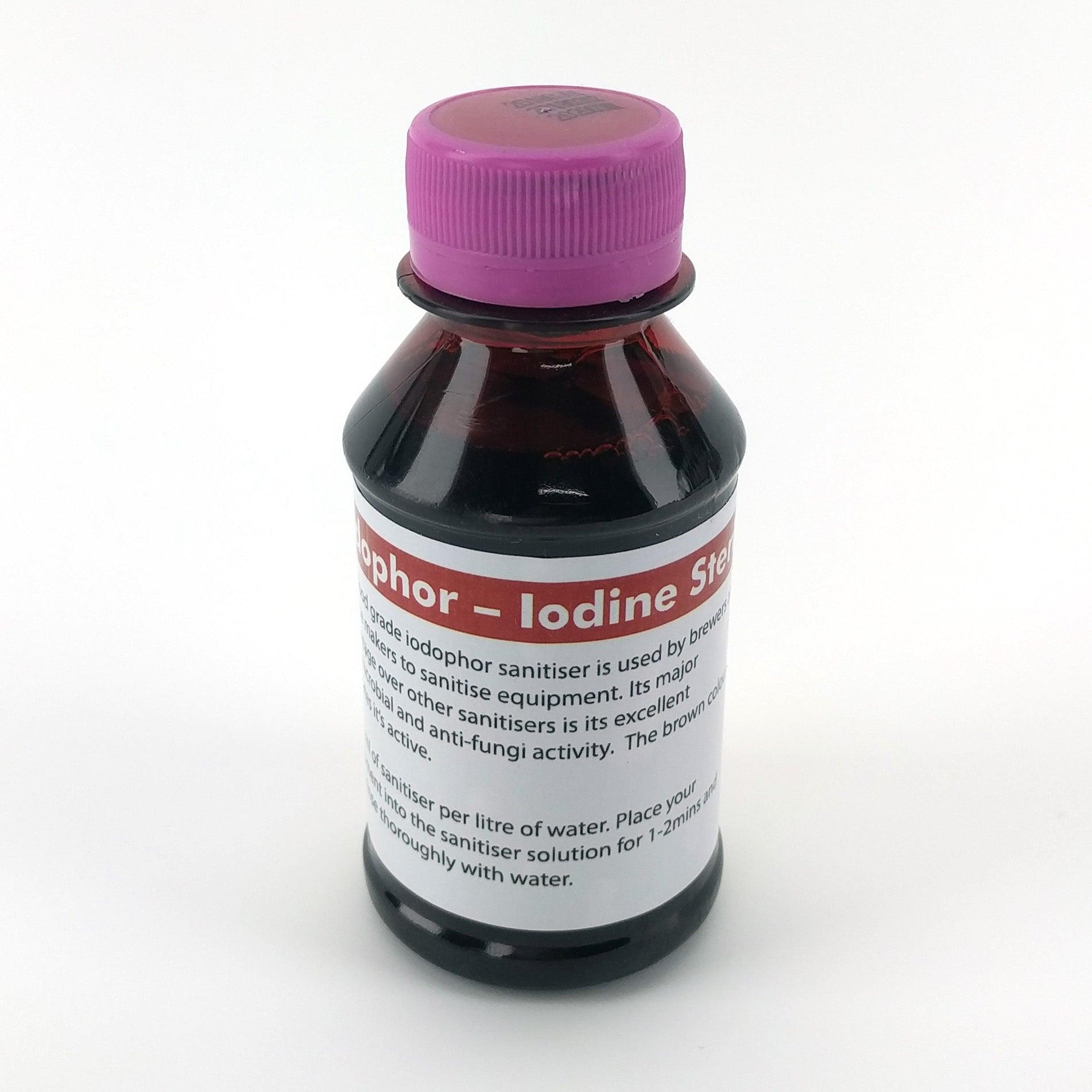 100ML Iodophor - Iodine Sanitising, Non-Rinse, Mash Conversion Check - KegLand