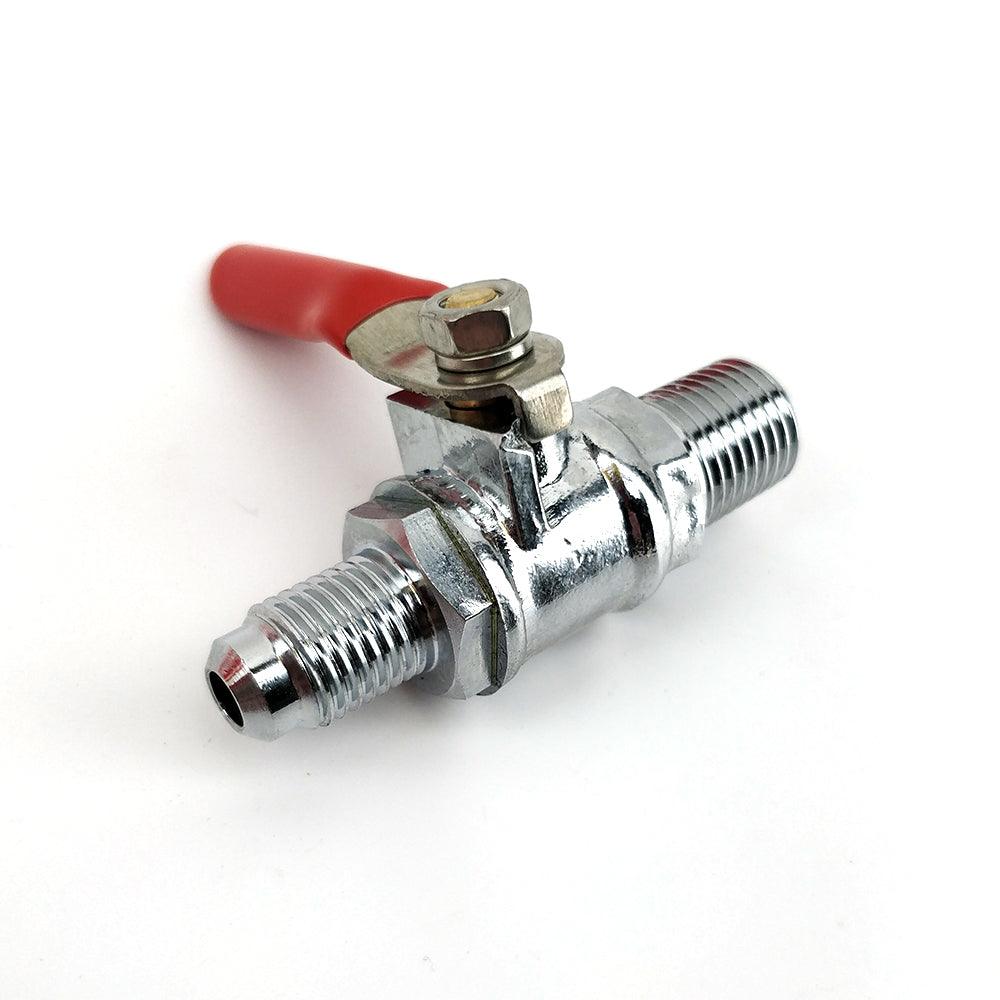 1/4 Inch NPT x MFL THREADED Ball Valve with Check Valve - KegLand