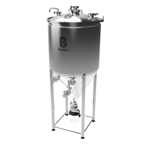 144L BrewBuilt X2 - Jacketed Stainless Steel Conical Unitank Fermenter Kit (38gal) - KegLand