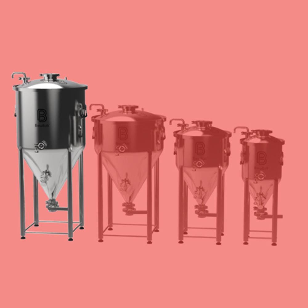 159L BrewBuilt X1 Stainless Steel Conical Unitank Fermenter (42gal) - KegLand