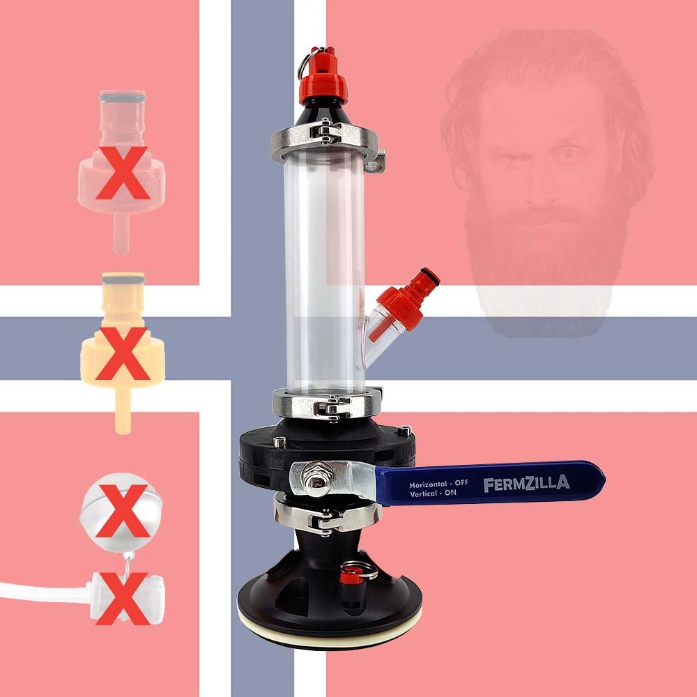 2' Tri-Clover Hop Bong Upgrade Kit - KegLand