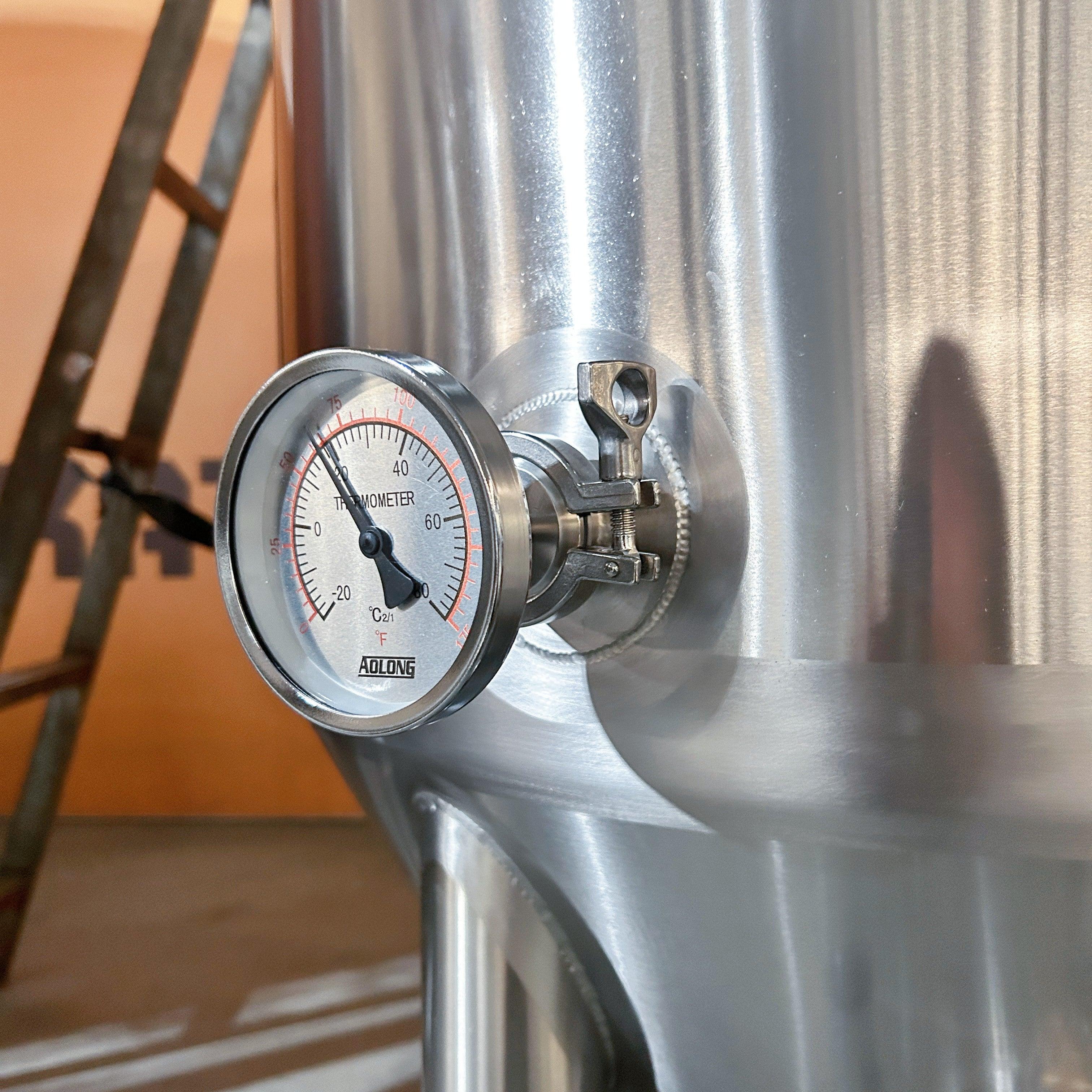 200L Conical Fermenter (pressurisable, jacketed) - KegLand
