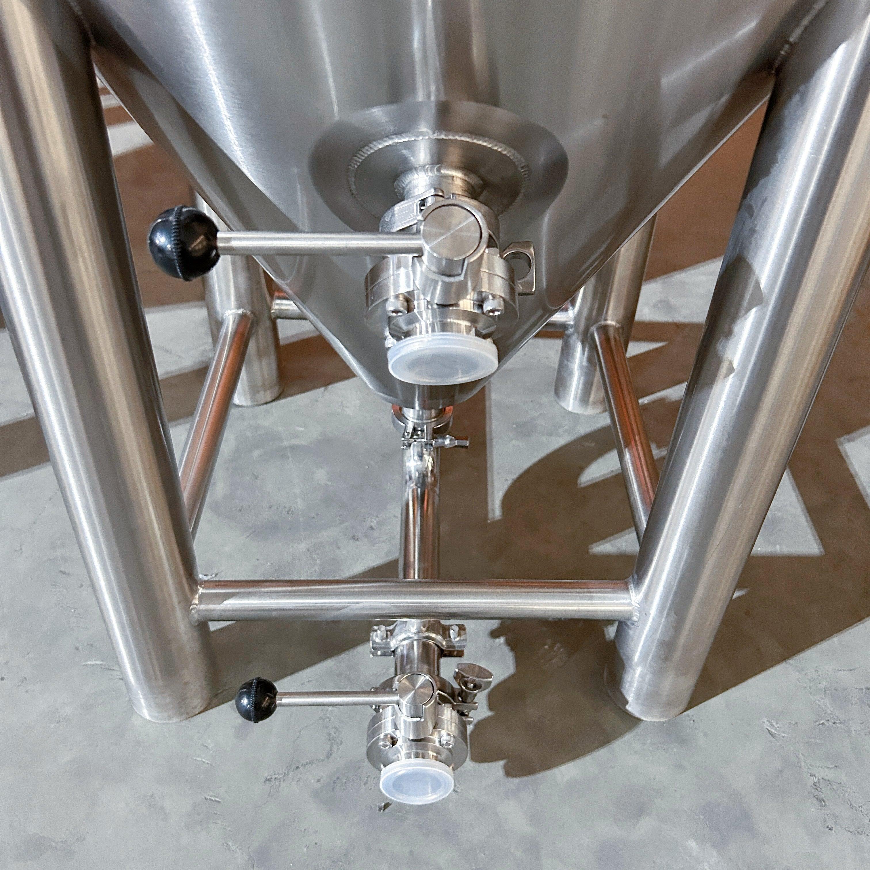 200L Conical Fermenter (pressurisable, jacketed) - KegLand