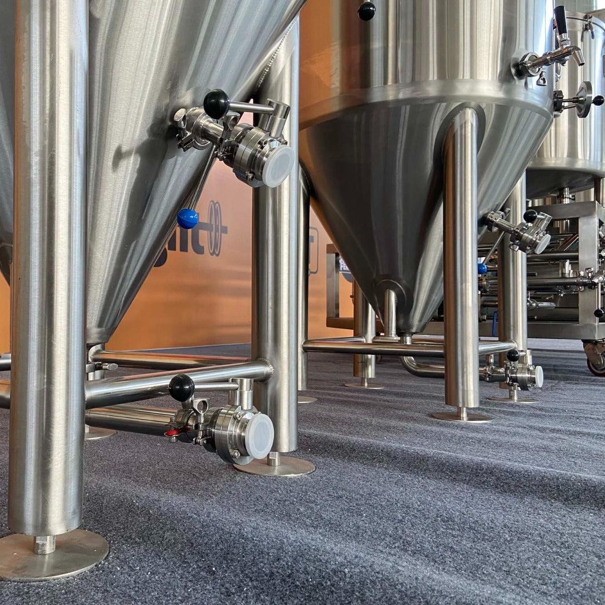 200L Conical Fermenter (pressurisable, jacketed) - KegLand