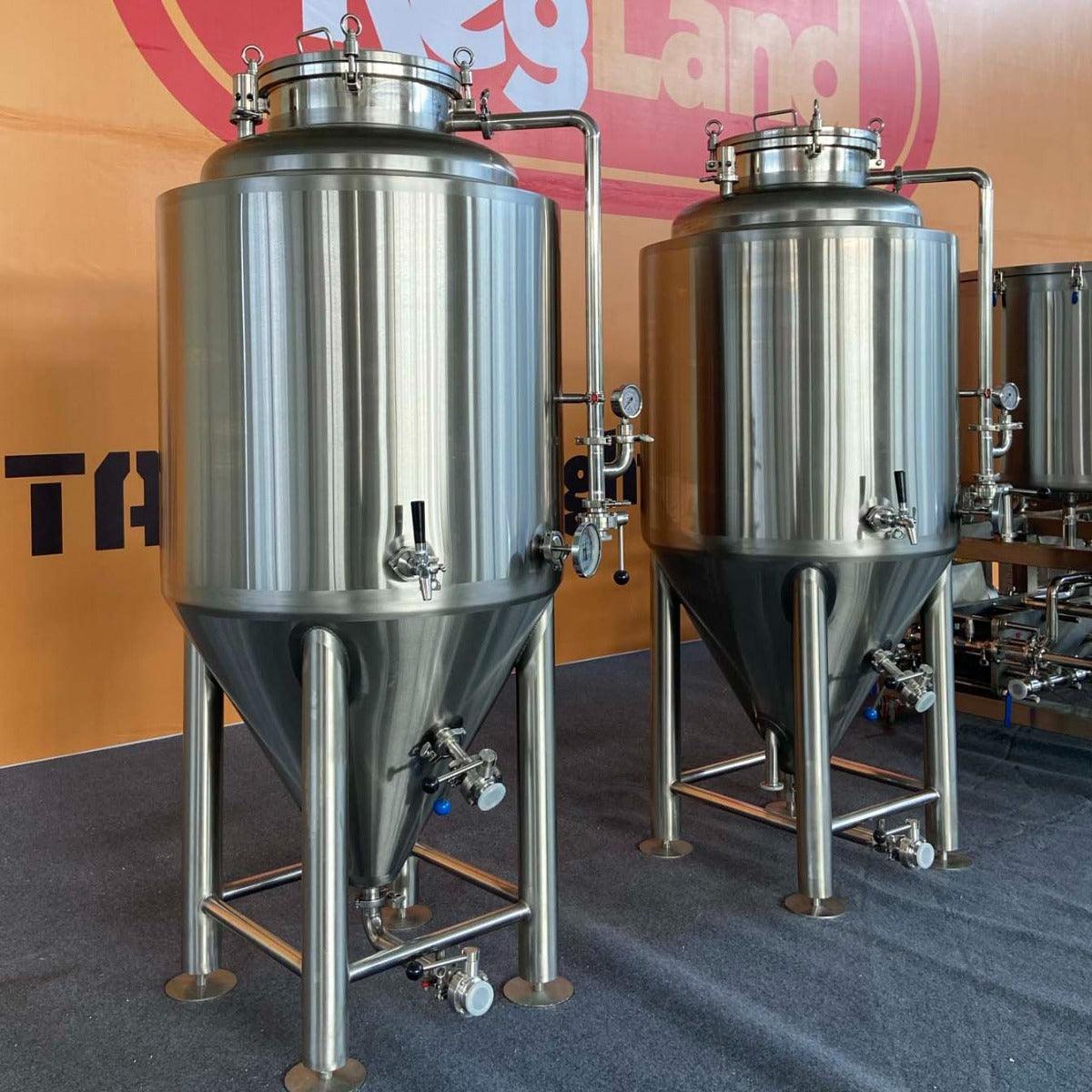 200L Conical Fermenter (pressurisable, jacketed) - KegLand