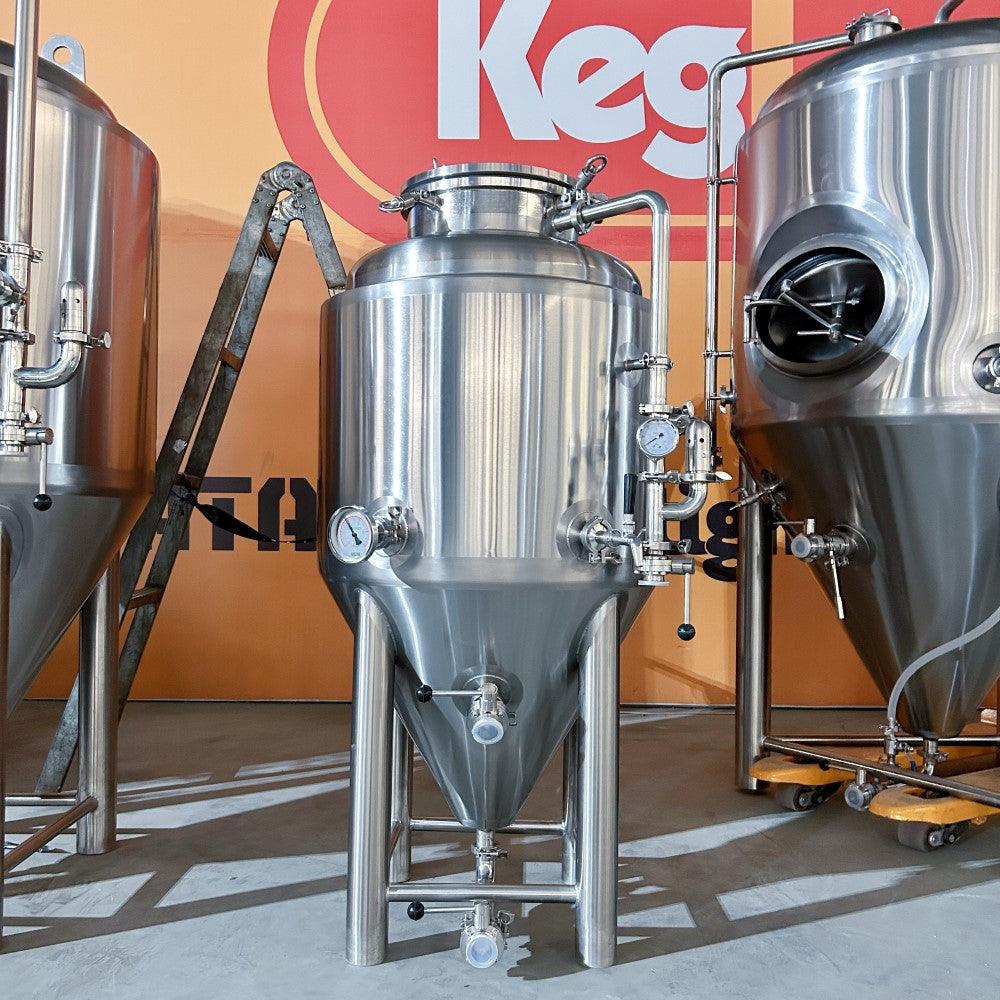 200L Conical Fermenter (pressurisable, jacketed) - KegLand