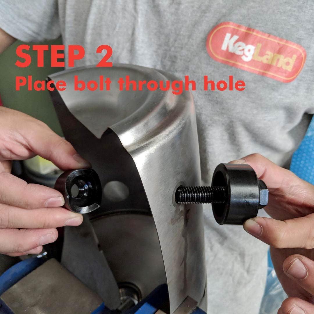 22mm Circular Round Hole Punch, Knockout Die - KegLand