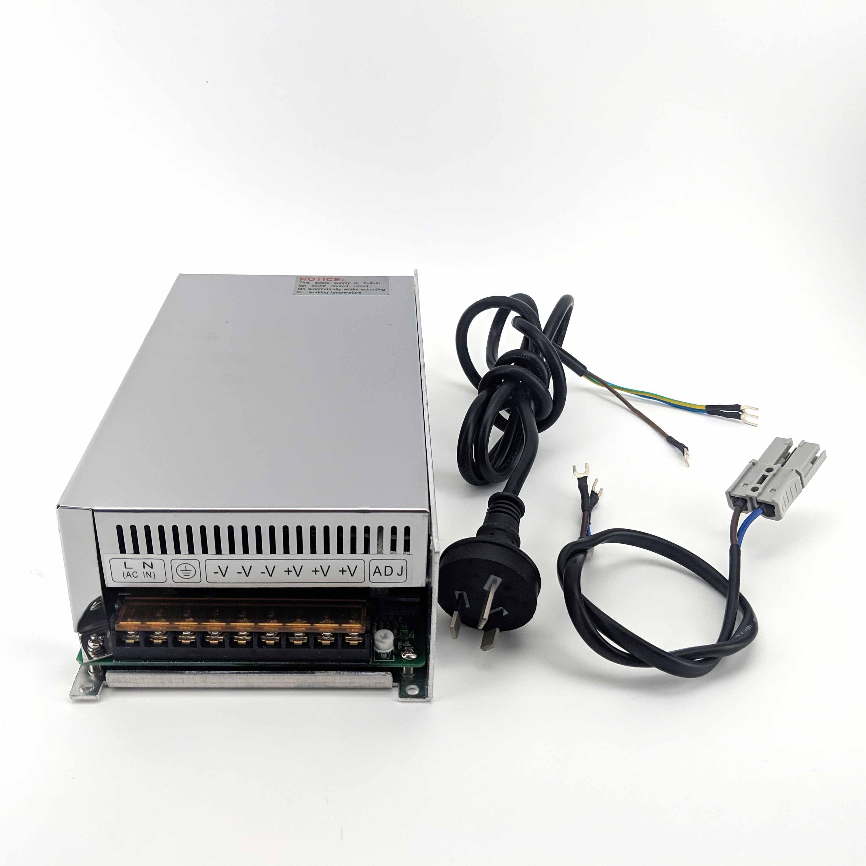 24V DC (20amp) Power Supply (240V AC 50/60Hz) with 240V and Anderson Plug Power Cords - KegLand