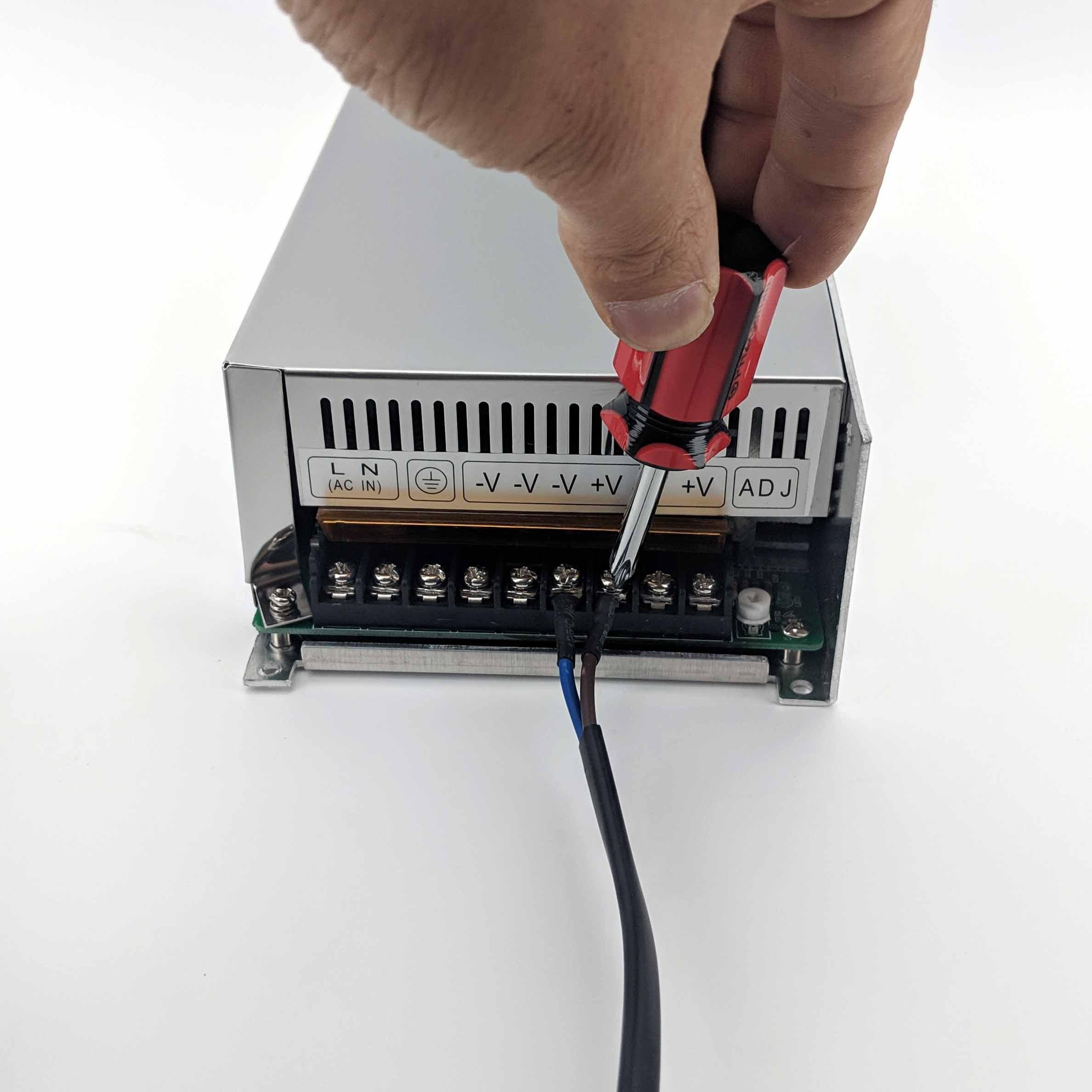 24V DC (20amp) Power Supply (240V AC 50/60Hz) with 240V and Anderson Plug Power Cords - KegLand