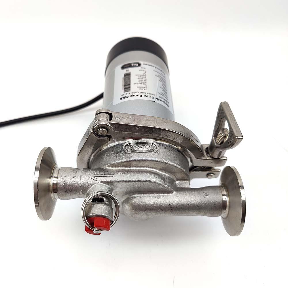 25 Watt TC Breakdown Pump - 3 Inch Head x 1.5 Inch TC In/Out - KegLand