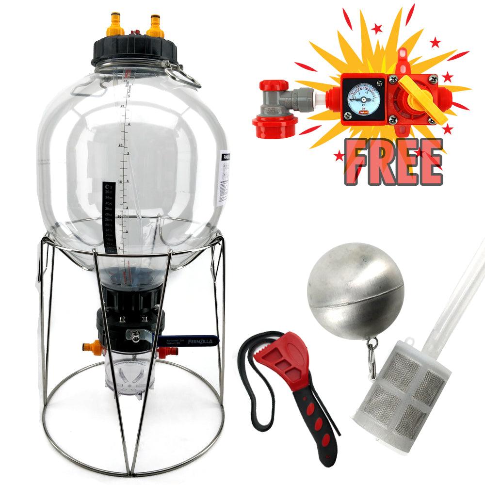 27L FermZilla Conical Pressure Brewing Kit - KegLand
