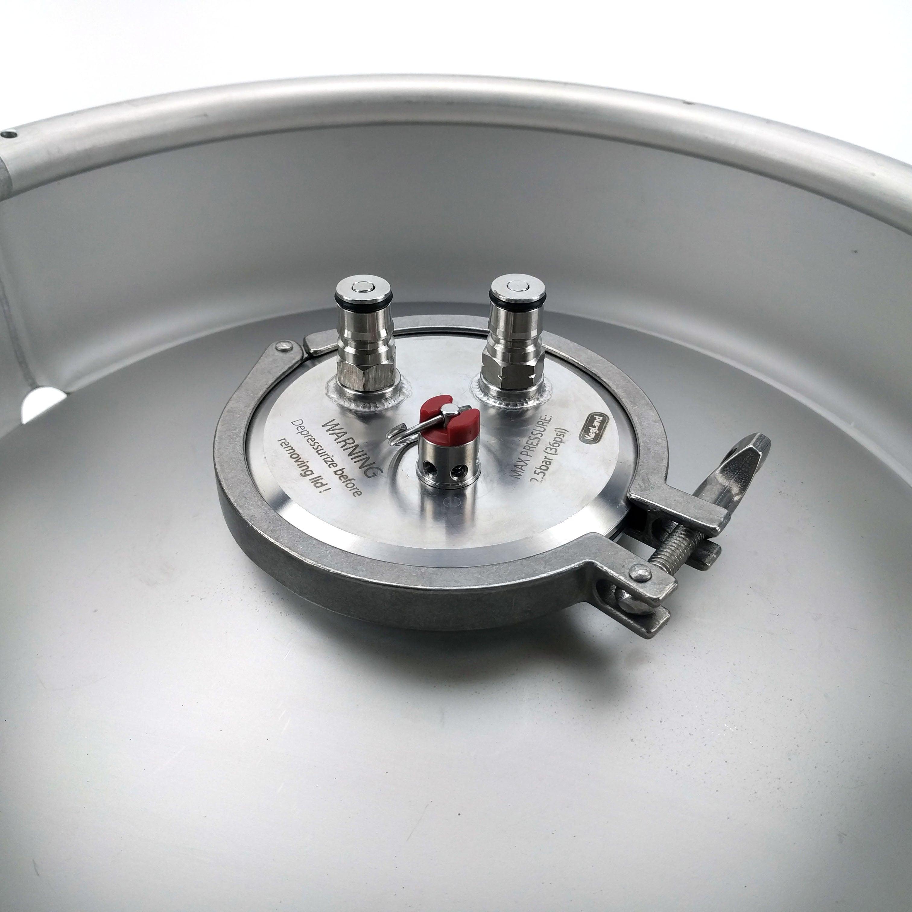 29L Kegmenter with 4inch Flat Lid and Airlock - KegLand