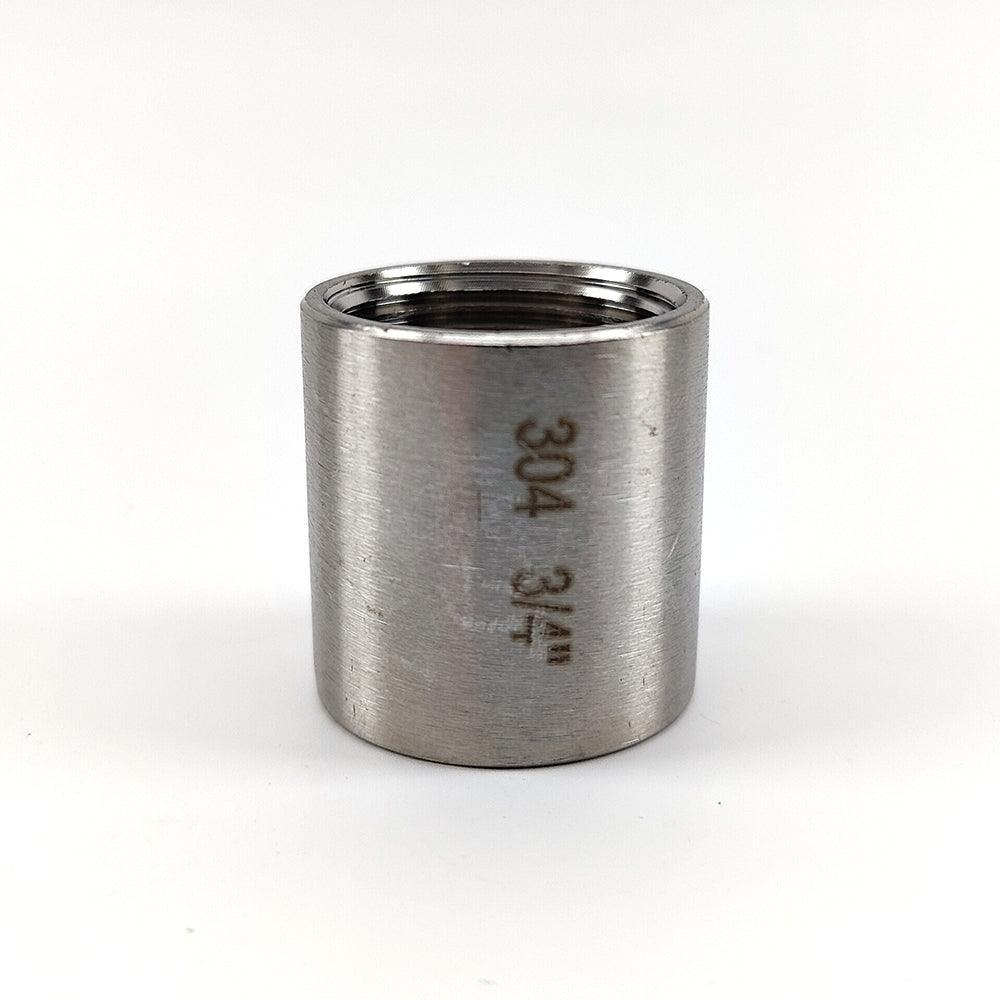 3/4 Inch BSP Stainless Internal Threaded Pipe Socket - KegLand