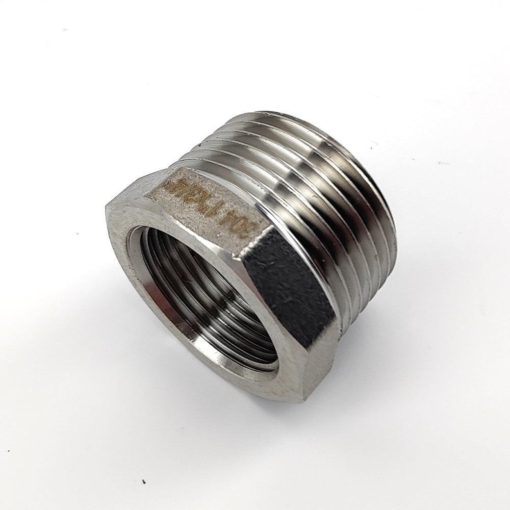 3/4 Inch Female X 1 Inch Male BSP Reducing Bush - KegLand