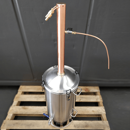 35L Alcoengine Copper Reflux Still Bundle - KegLand