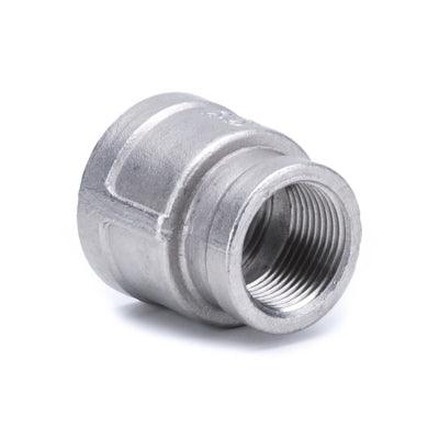 3/8 to 1/4 304 Stainless Reducing Socket (BSP) - KegLand