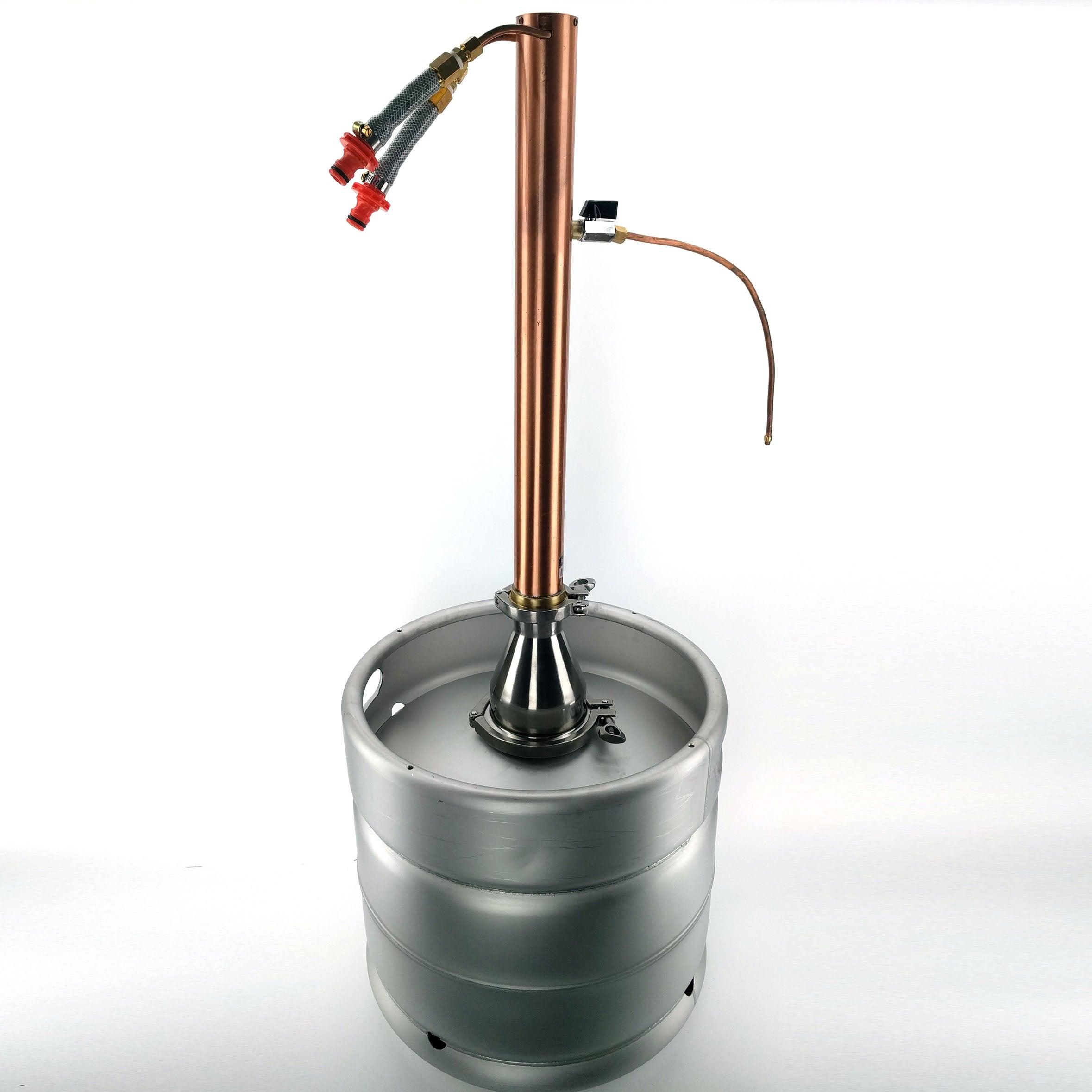 4 Inch to 2 Inch Tri Clover Concentric Reducer for Kegmenter - Still Attachment - KegLand