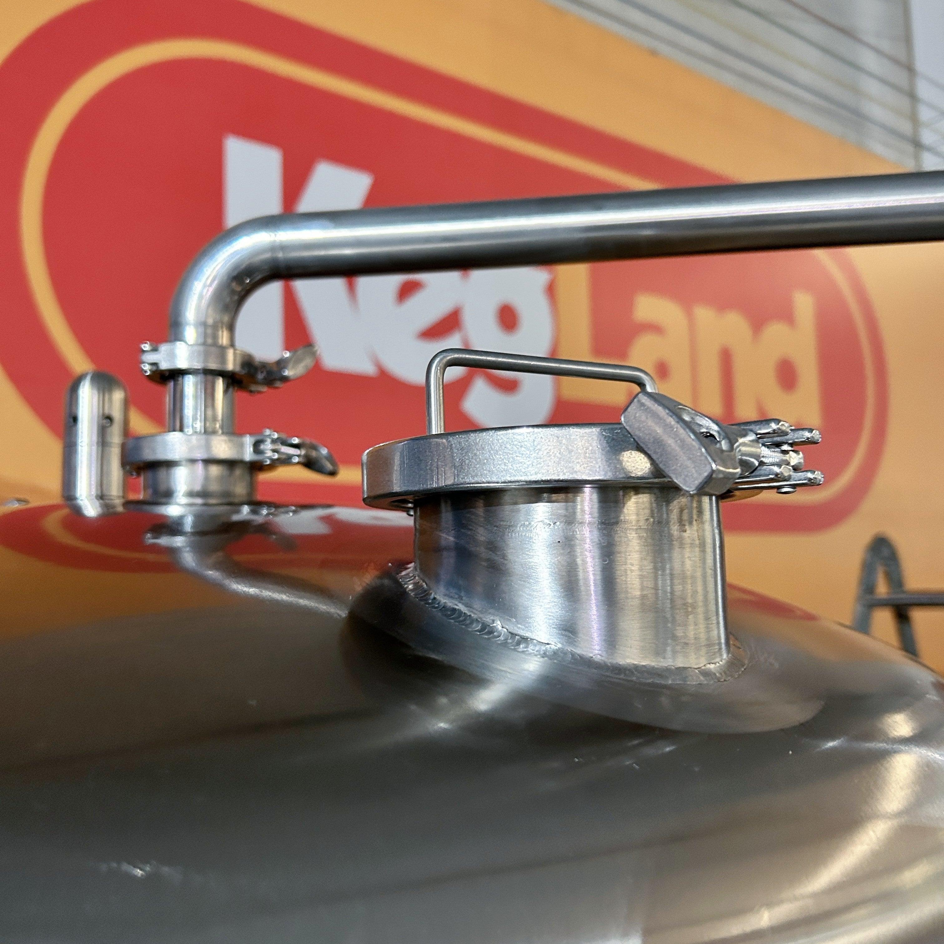 400L Conical Fermenter (pressurisable, jacketed) - KegLand