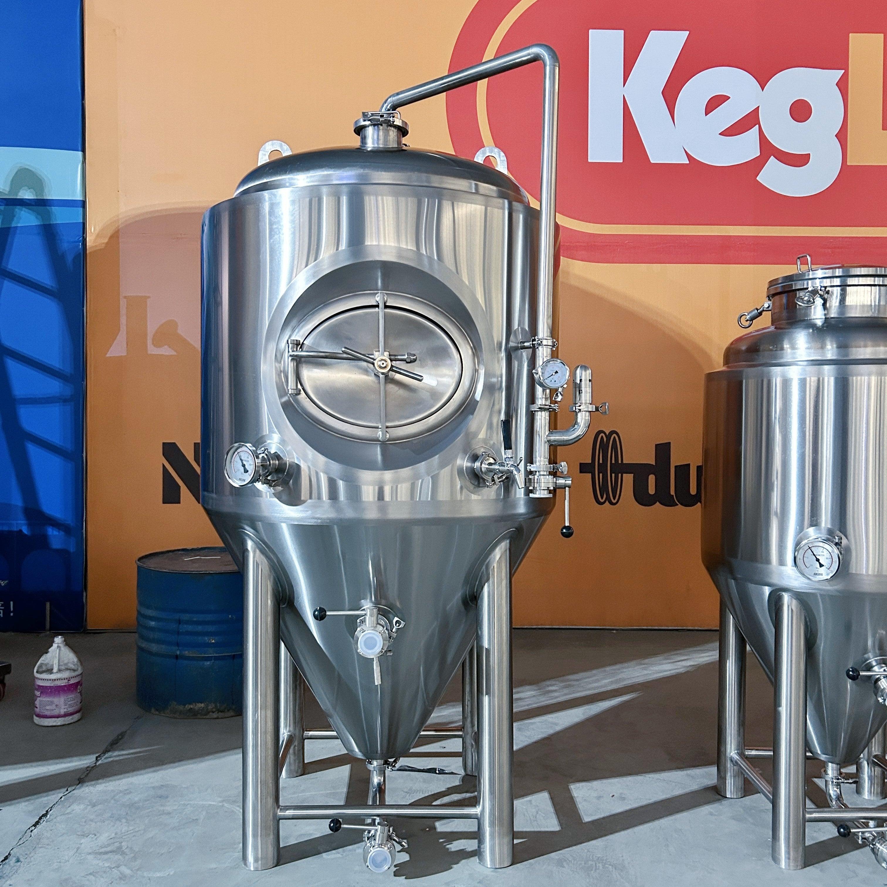 400L Conical Fermenter (pressurisable, jacketed) - KegLand