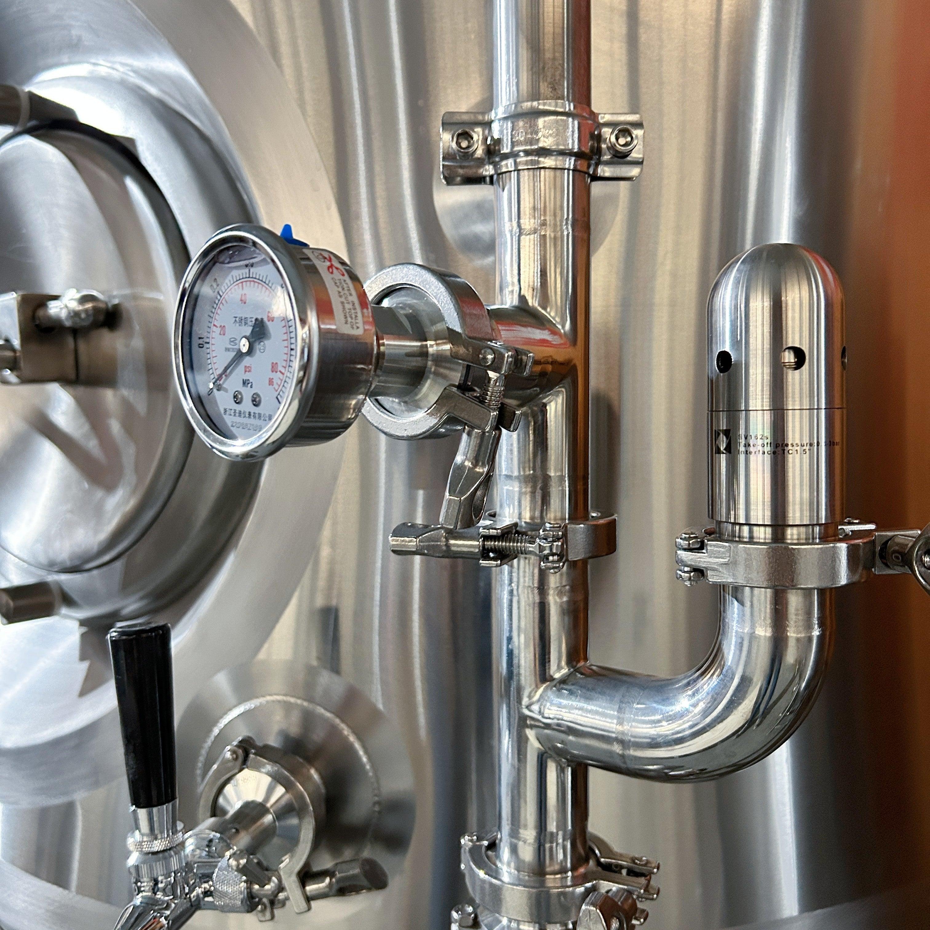 400L Conical Fermenter (pressurisable, jacketed) - KegLand