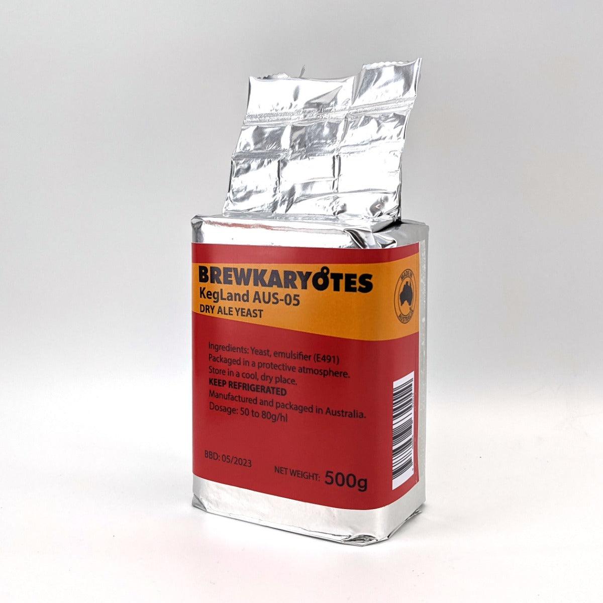 500g Brick - Brewkaryotes KegLand AUS-05 Yeast - KegLand