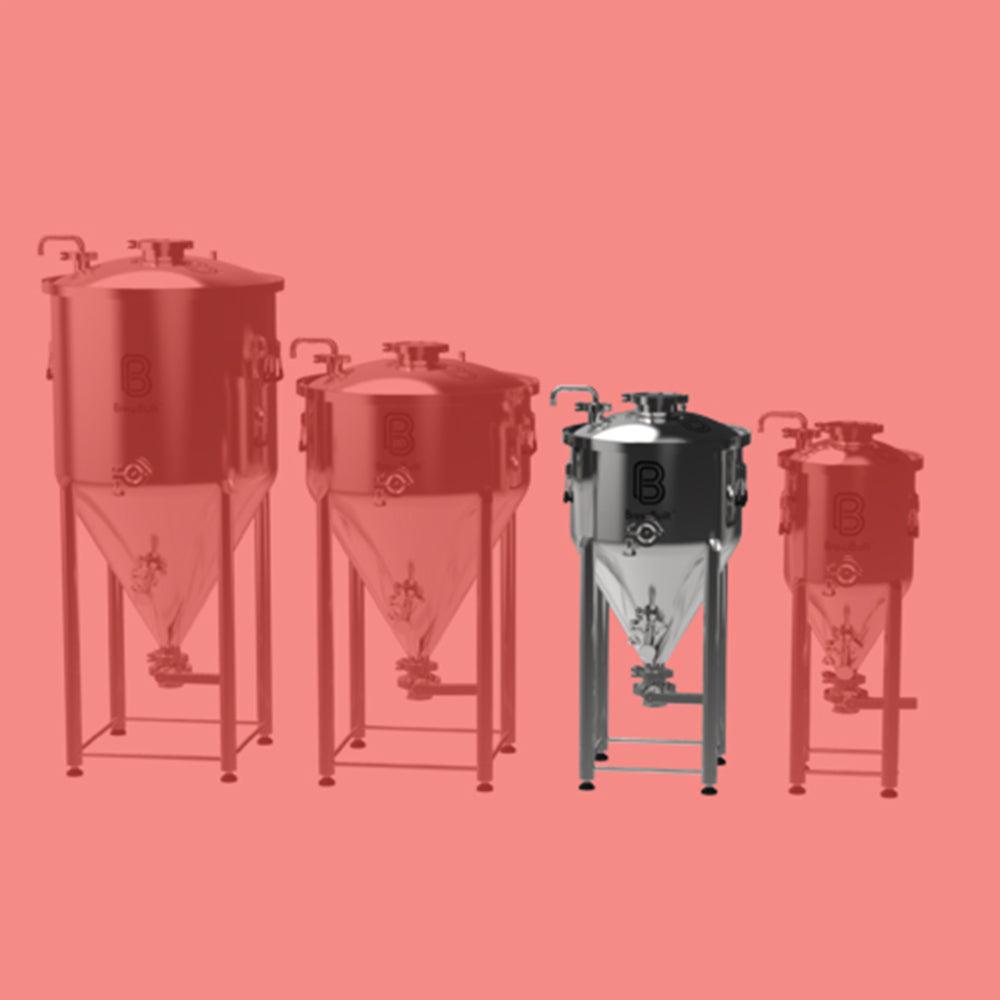 53L BrewBuilt X1 Stainless Steel Conical Unitank Fermenter (14gal) - KegLand