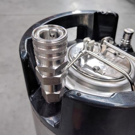 5/8 Male x 19/32 Female (K-Lok to Corny Keg Adaptor) - KegLand