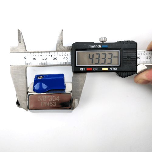 5/8 Stainless Ball Valve (Female x Male) for Keg Couplers - KegLand