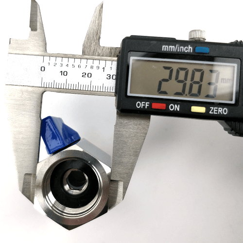 5/8 Stainless Ball Valve (Female x Male) for Keg Couplers - KegLand