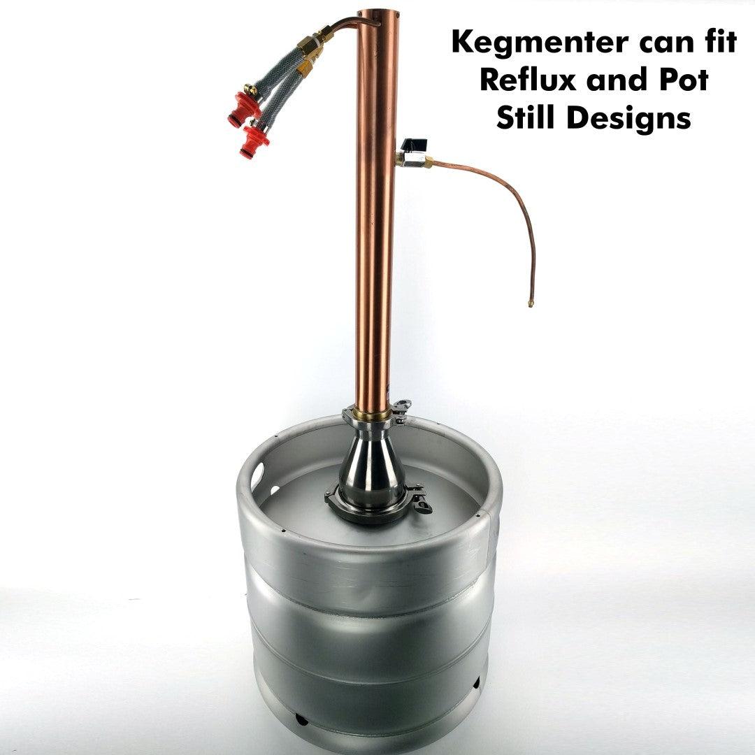 58L Kegmenter with 4inch Flat Lid and Airlock - KegLand