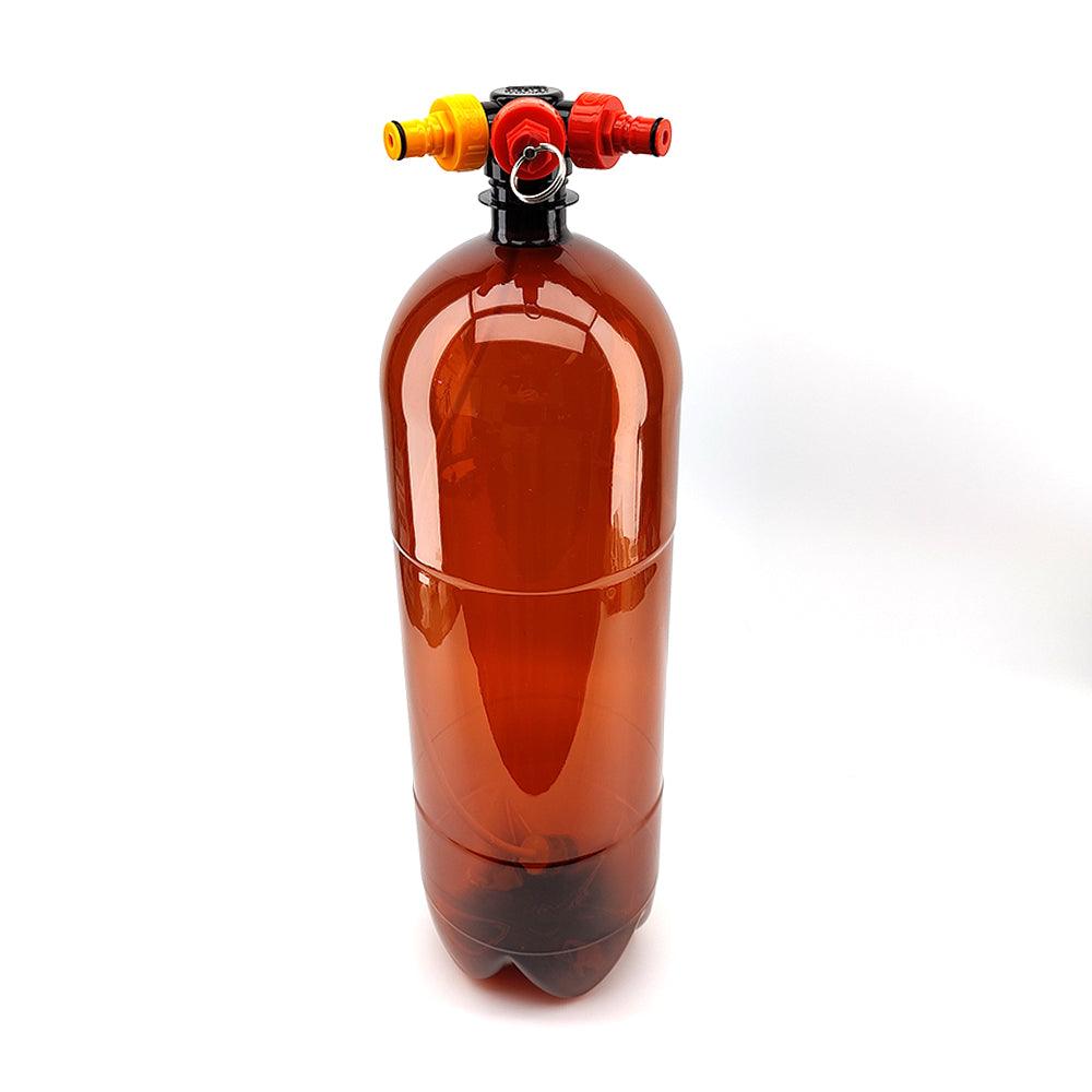 8L PET Keg with Ball Lock Disconnect Tapping Head Kit - KegLand