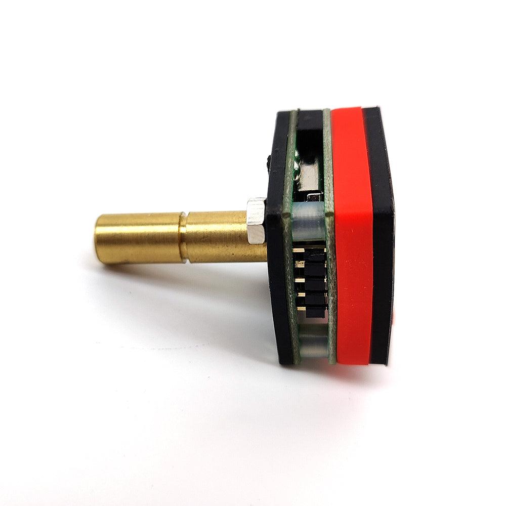 8mm (5/16) Male duotight x Mini Digital Gauge 27mm x 27mm x 8mm - 0-100psi - KegLand