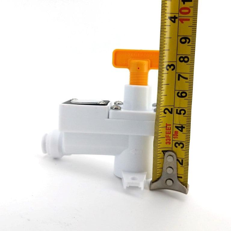 8mm duotight - Inline Regulator with integrated gauge (white) 0-60psi - KegLand