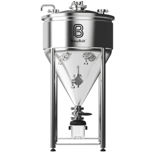 95L BrewBuilt X2 - Jacketed Stainless Steel Conical Unitank Fermenter Kit (25gal) - KegLand