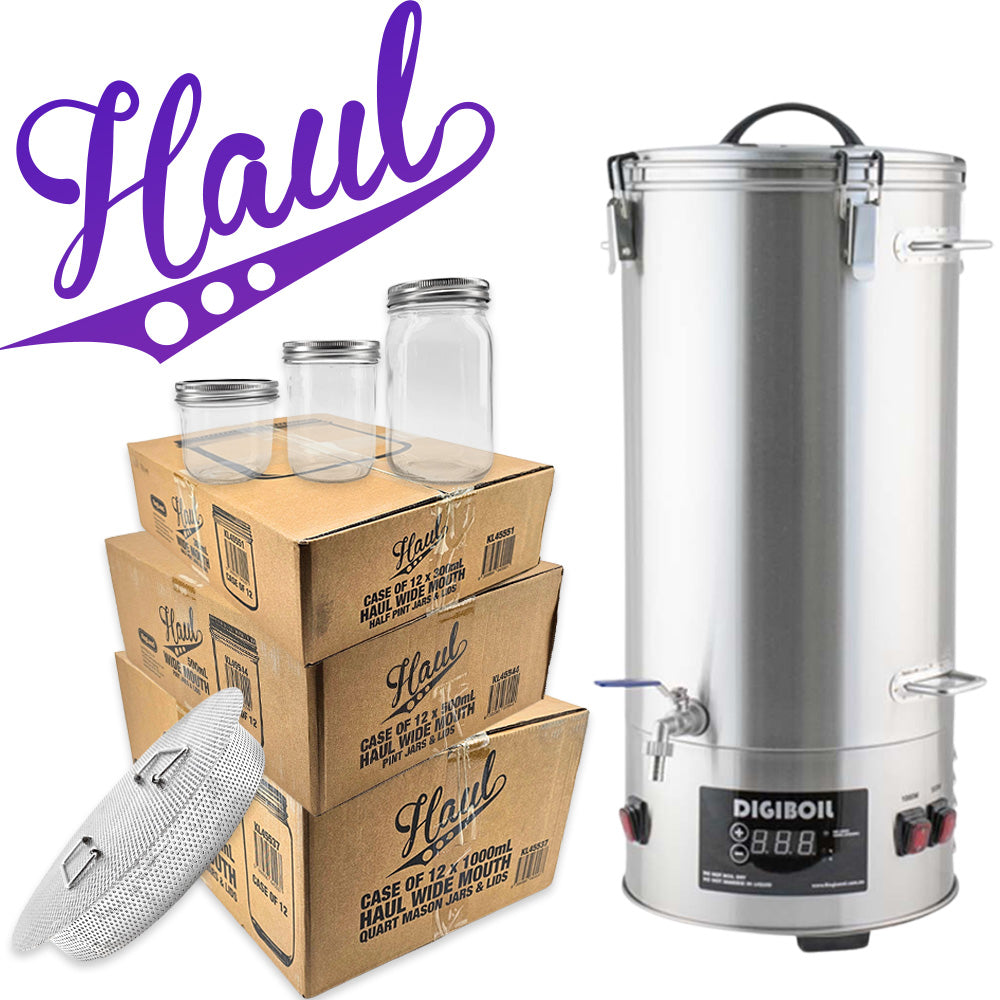 35L DigiBoil Water Canning Preserving Starter Kit