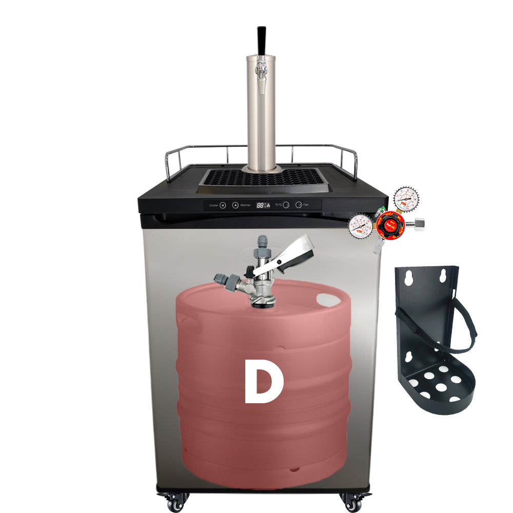 One Tap KegLand Kegerator - D-Type Draught Pack