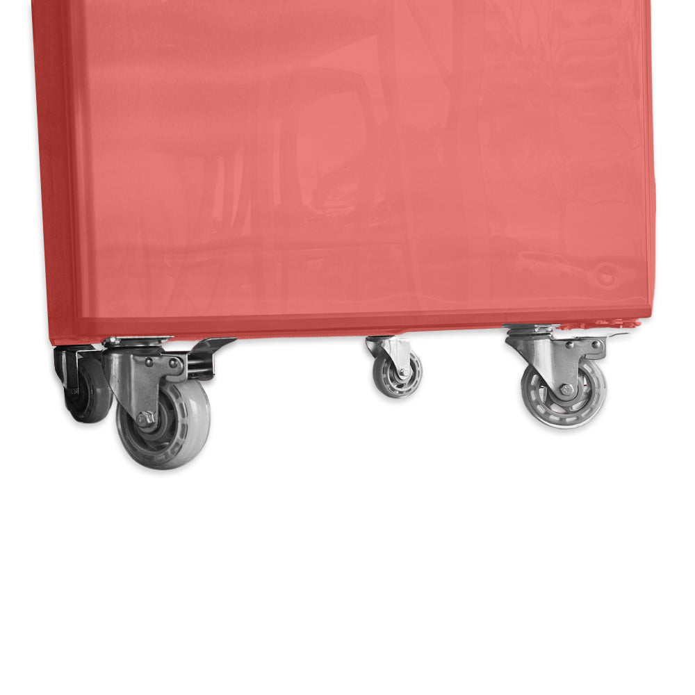 All Kegerators sold by KegLand will have pre-drilled holes in the correct location to use these mammoth wheels.