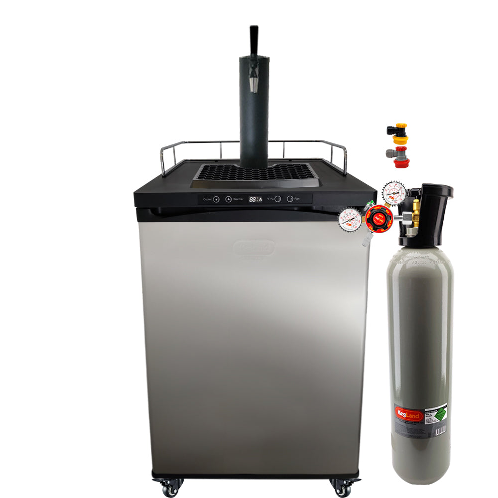 Get the best pre-thought-out kits brought to you by the best selling Kegerator manufacturer in the world KegLand. This is the KegLand Staff preferred setup type for homebrewing setups. Nothing overly complicated, but also a good base if you want to do small upgrades in the future.