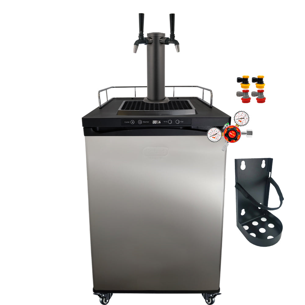Get the best pre-thought-out kits brought to you by the best selling Kegerator manufacturer in the world KegLand. This is the KegLand Staff preferred setup type for homebrewing setups. Nothing overly complicated, but also a good base if you want to do small upgrades in the future.