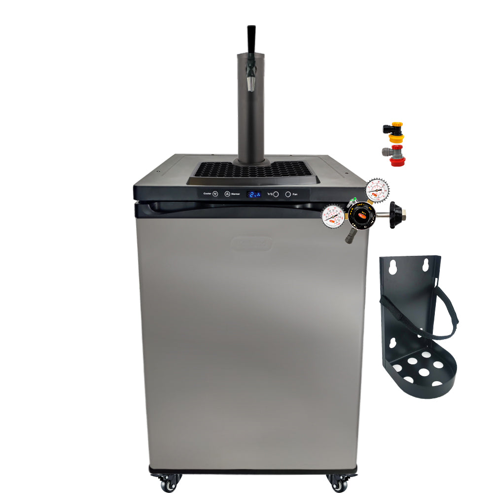 Get the All Black Phantom Beer Tower and the Punisher Edition NukaTaps on your preferred Kegerator model.