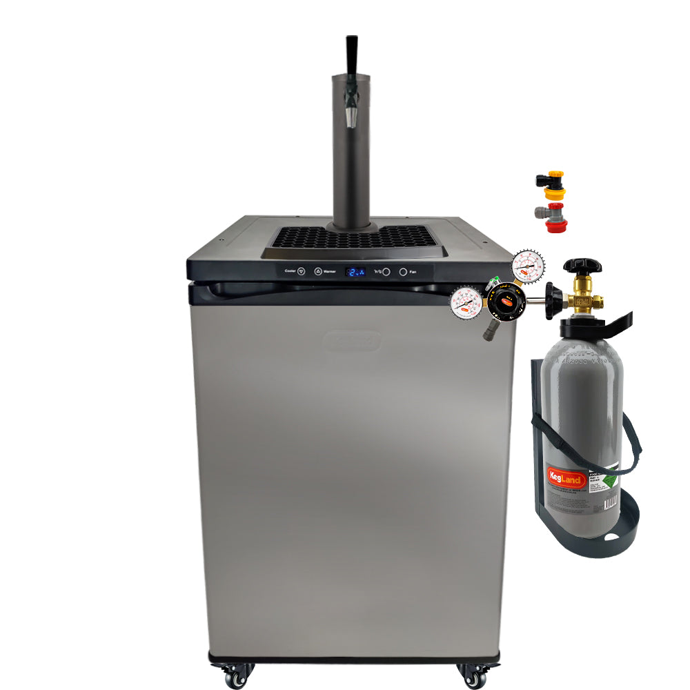 Get the All Black Phantom Beer Tower and the Punisher Edition NukaTaps on your preferred Kegerator model.