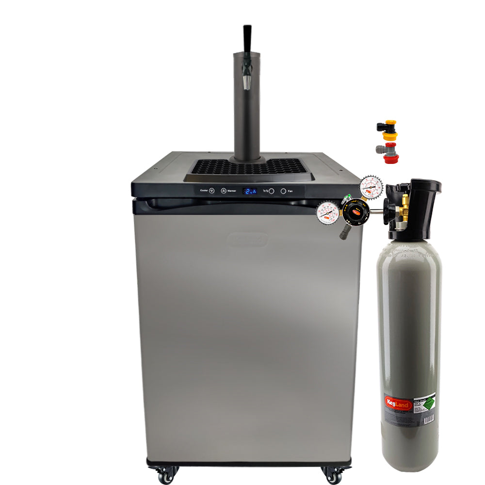 Get the All Black Phantom Beer Tower and the Punisher Edition NukaTaps on your preferred Kegerator model.