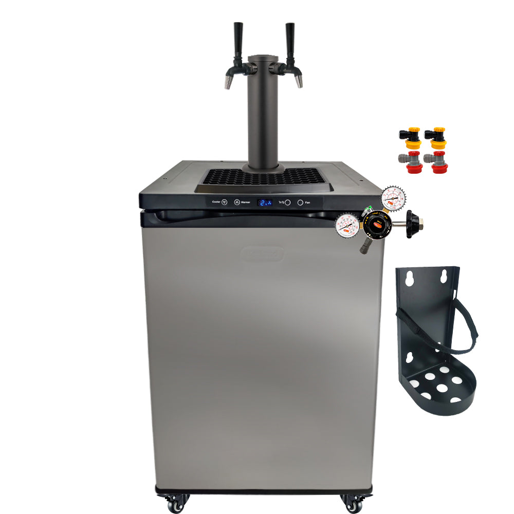 Get the All Black Phantom Beer Tower and the Punisher Edition NukaTaps on your preferred Kegerator model.