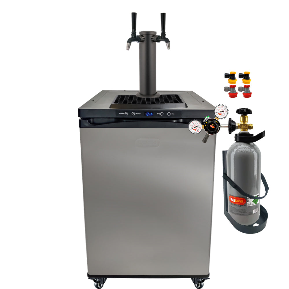 Get the All Black Phantom Beer Tower and the Punisher Edition NukaTaps on your preferred Kegerator model.