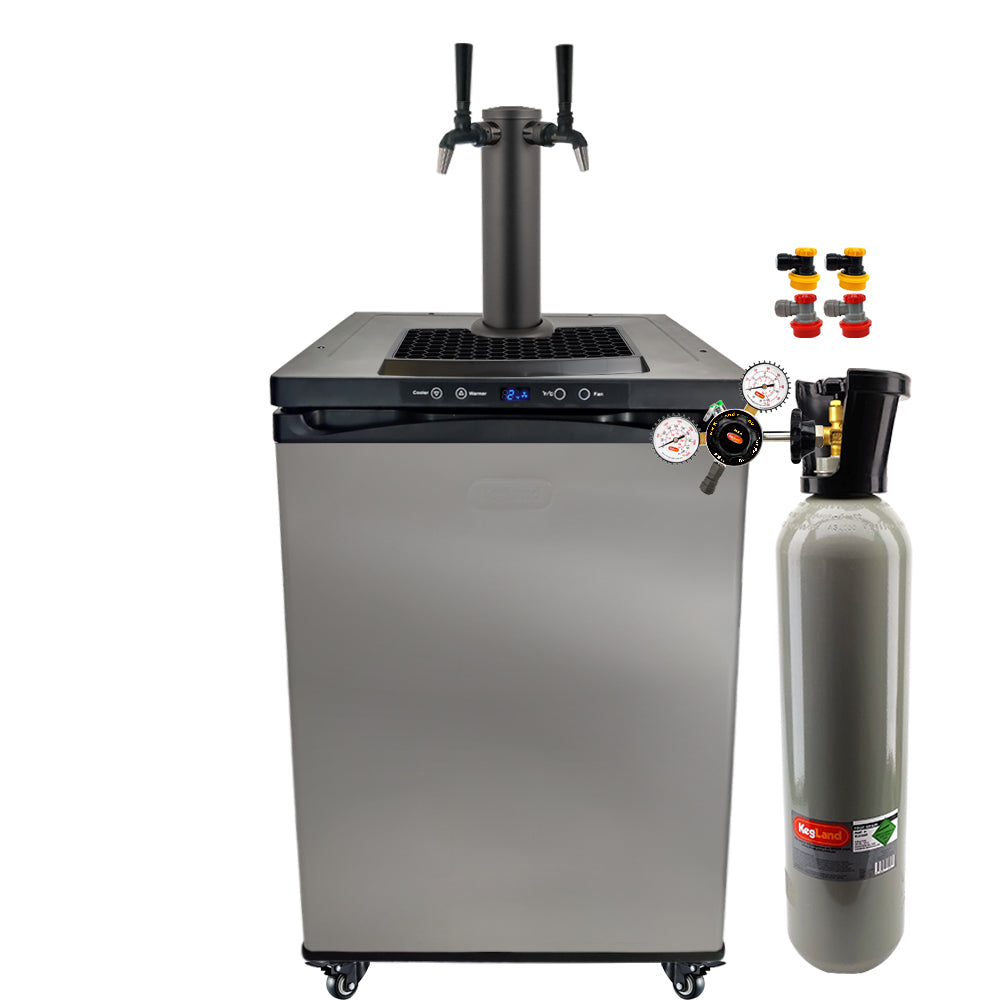 Get the All Black Phantom Beer Tower and the Punisher Edition NukaTaps on your preferred Kegerator model.
